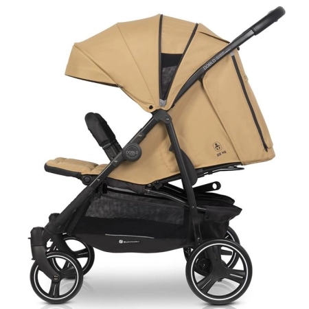 EuroCart Doblo wózek dla bliźniaków kolor Camel jasnobrązowy